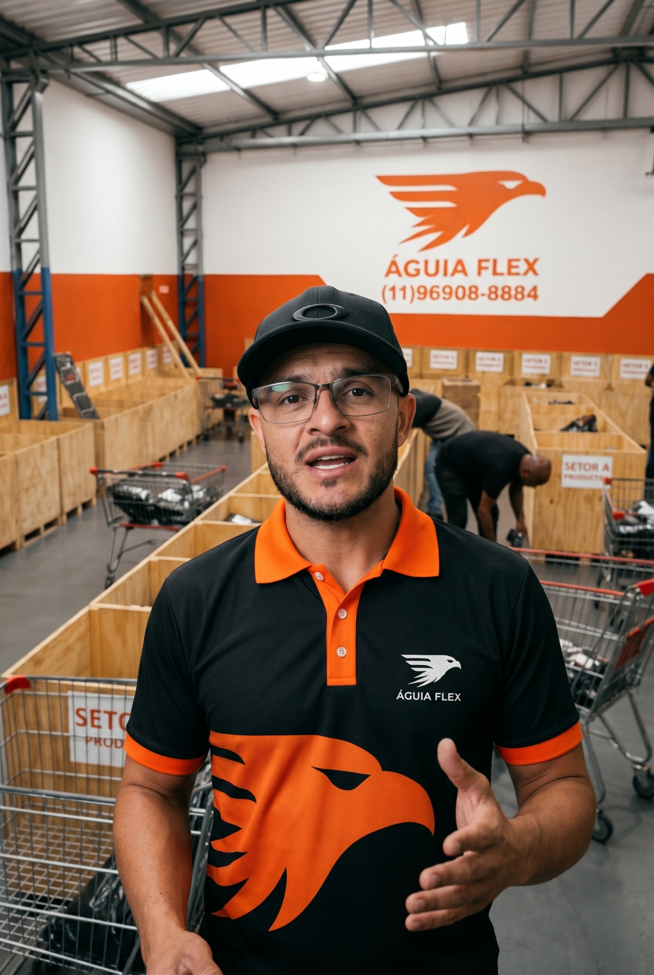 Operação Águia Flex no Galpão Edu Chaves